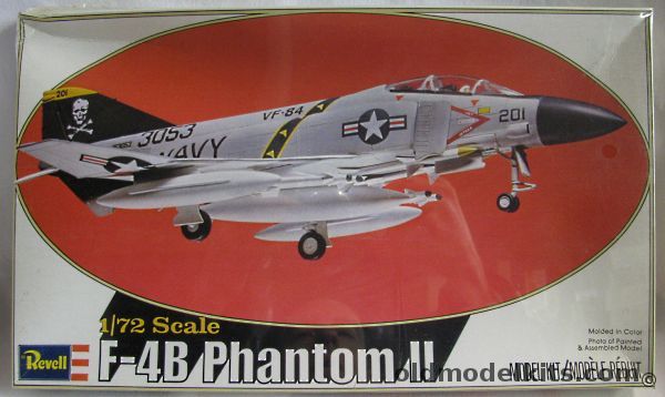 Revell 1/72 McDonnell-Douglas F-4B Phantom II - VF-84 Jolly Rogers, 4302 plastic model kit